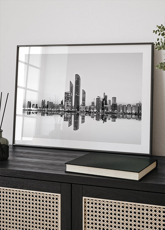 Abu Dhabi Urban Reflection Poster