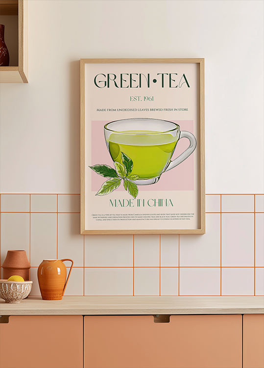 Fresh Green Tea Poster