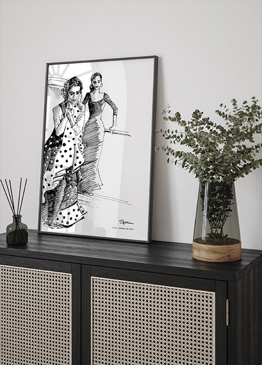 FLAMENCO DANCERS Poster