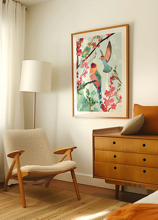 Birds of Summer Poster