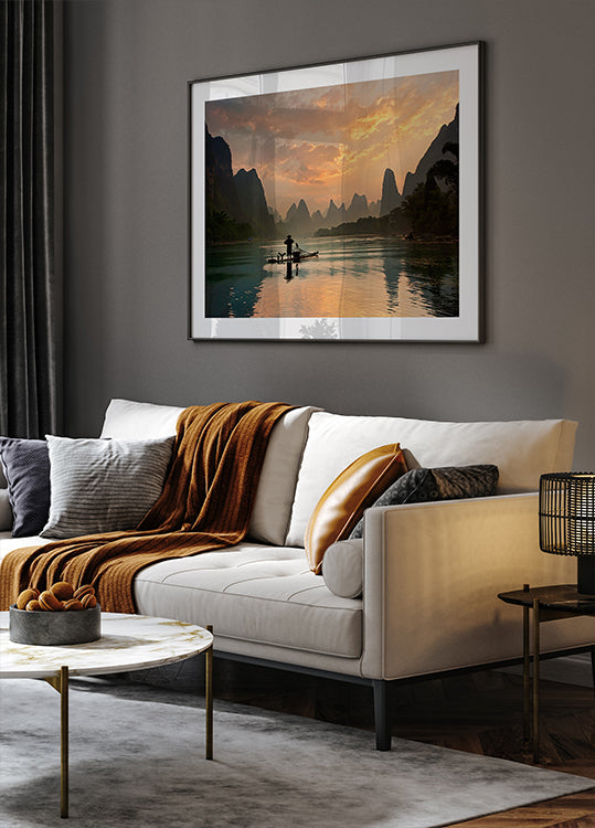 Golden Li River Poster