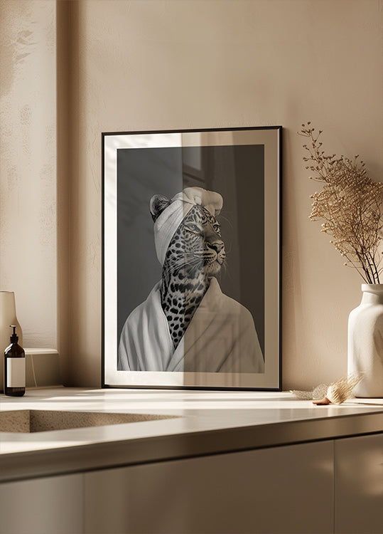 Lady Leopard Spa Day Poster