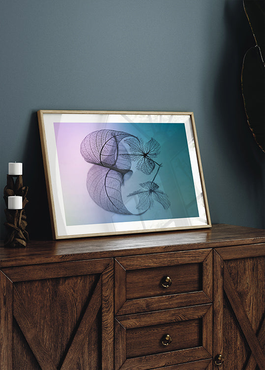 Story of leaf and flower Poster