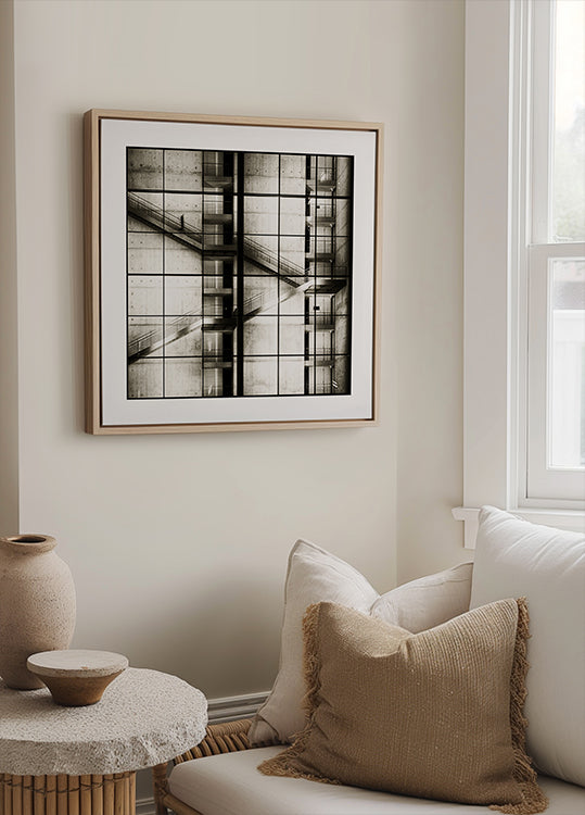 Abstract Stairs Poster