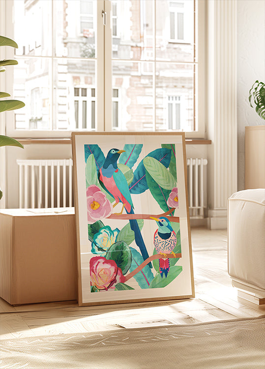 Birds of Spring Poster