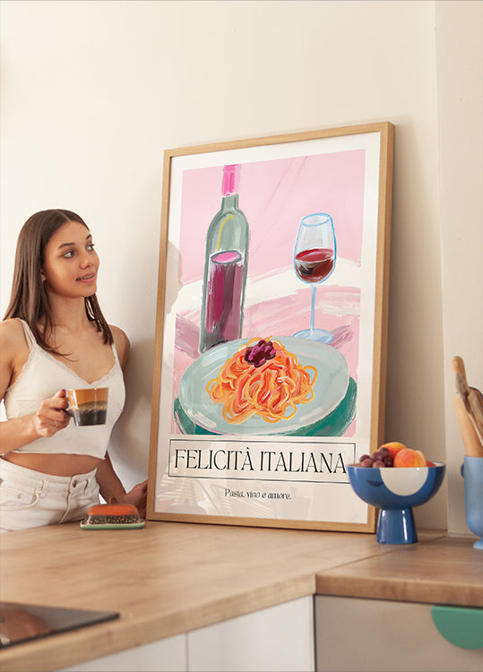 Felicitá Italiana Poster