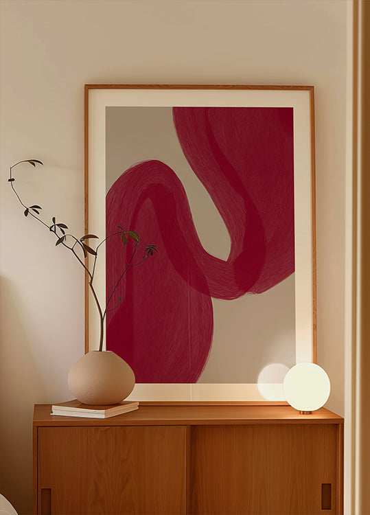 Color Palette Burgundy 2 Copy Poster