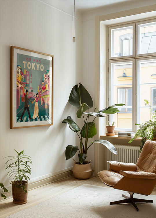 Tokyo Japan Travel Art Poster