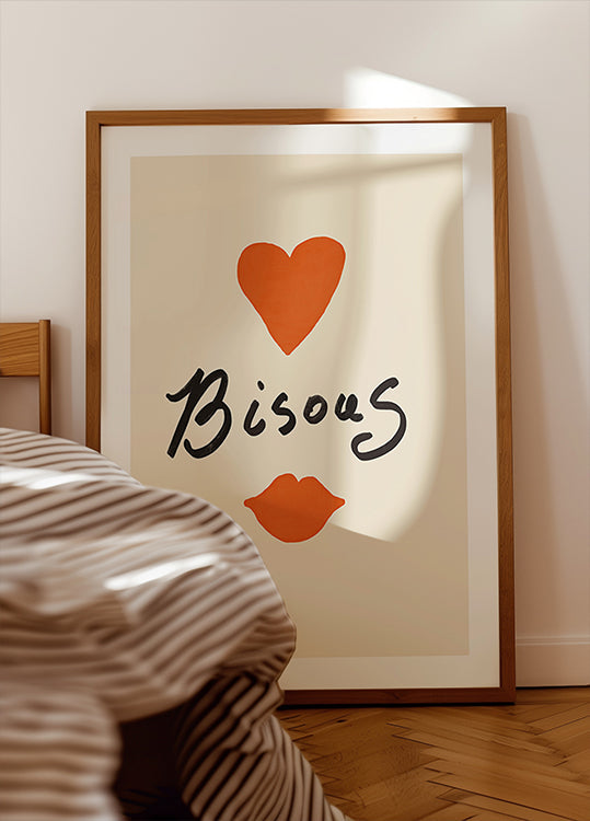 Heartfelt Bisous Poster