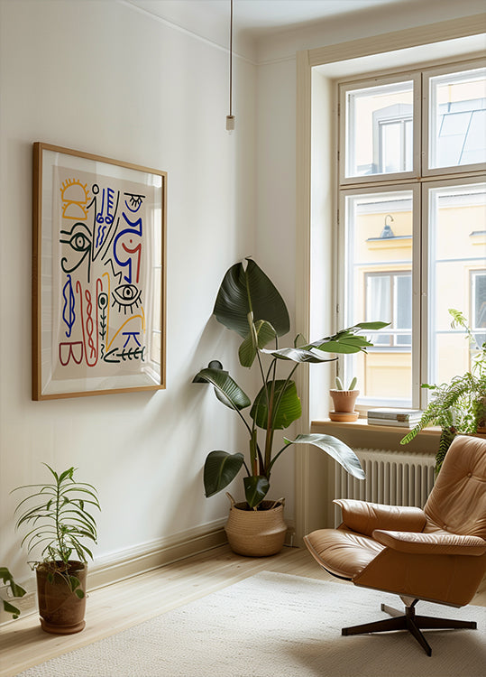 Mystical Symbols Poster