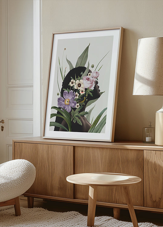 Purple flower Poster