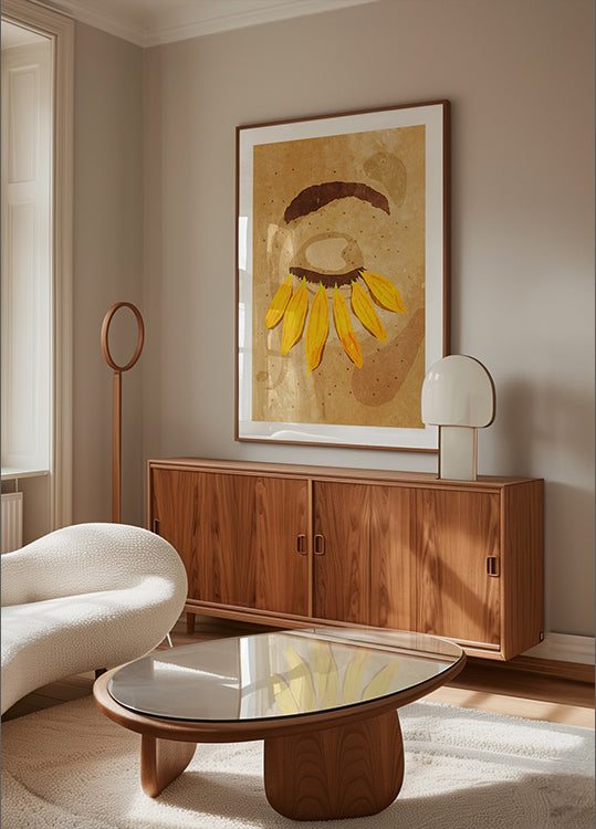 Flower power eye lashes Poster