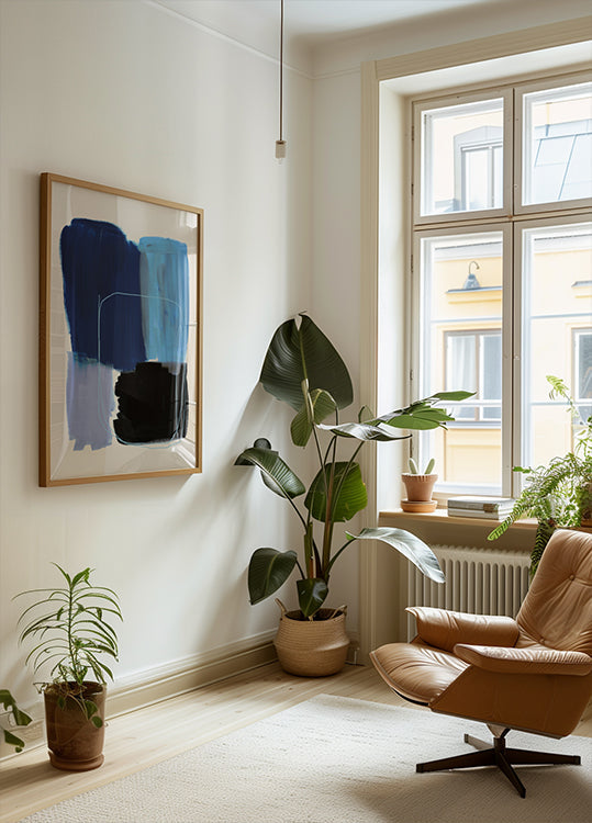 Abstract Brush Strokes 120x Poster