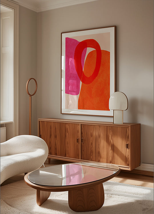 Painted Lines 5 Copy Poster