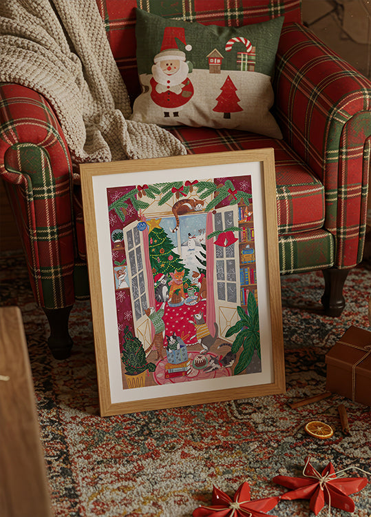 Cats in the Window Poster