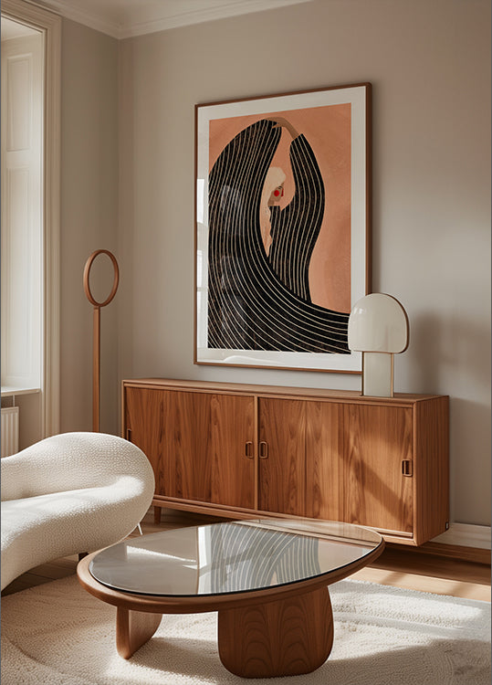 The Woman With the Black Dress Poster