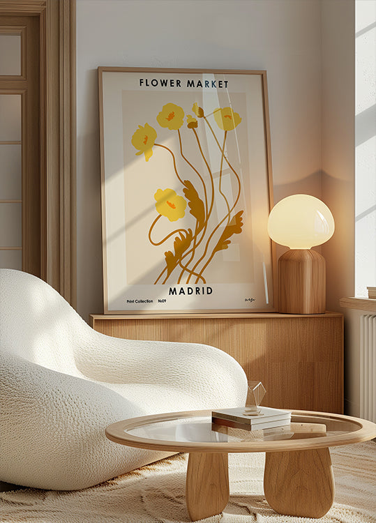 Flower Market. Madrid Poster