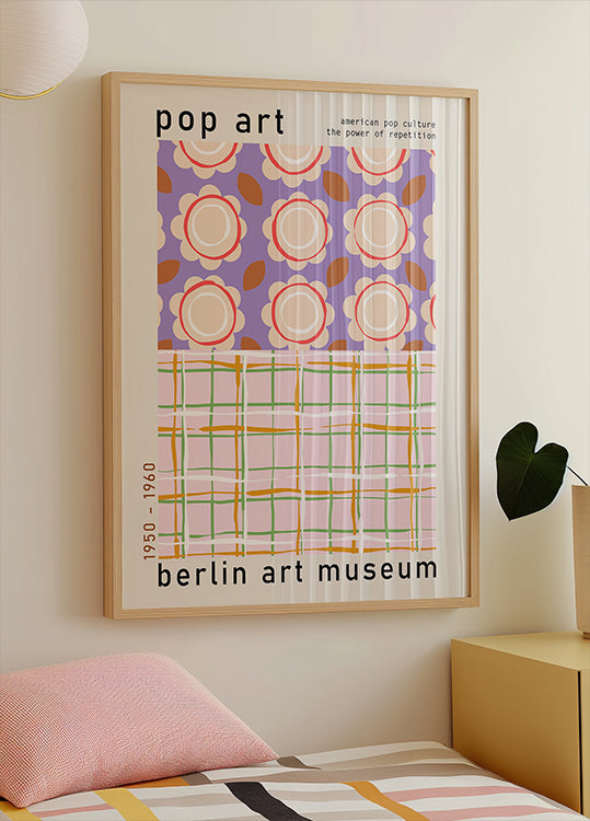 Berlin Art Museum Pop Art Poster