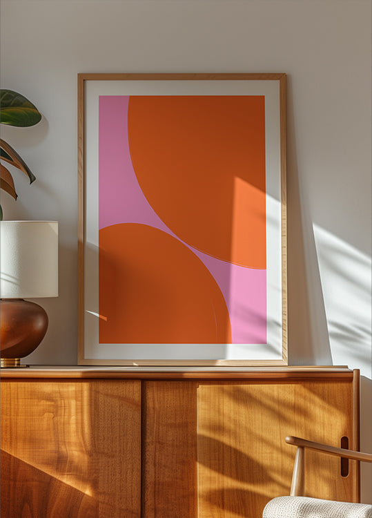 Bold Circles Dance Poster