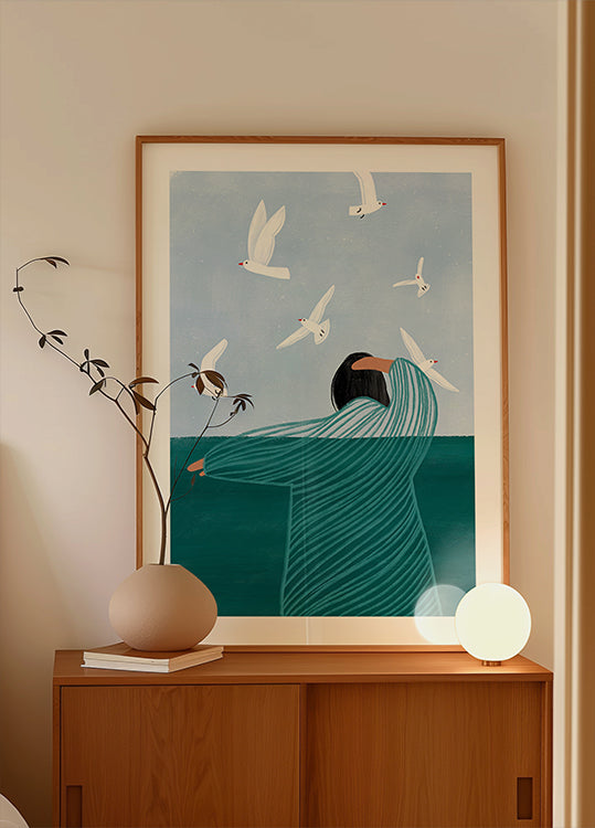 Seaside Serenity Poster