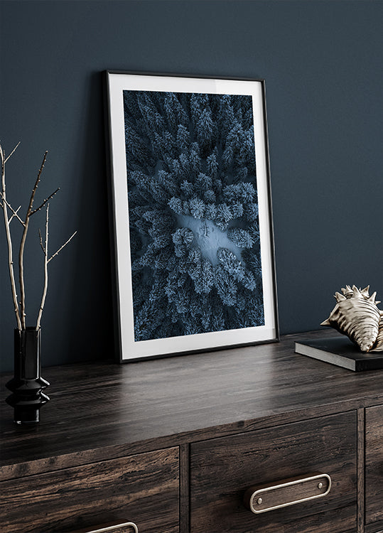 Texture of the forest Poster