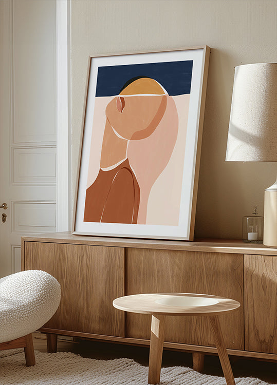 Half Face Half Sun Poster