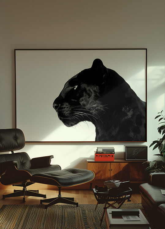 Black Panther Profile Poster