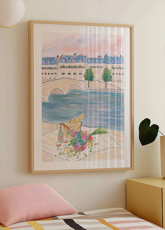 Paris Picnic At the Seine