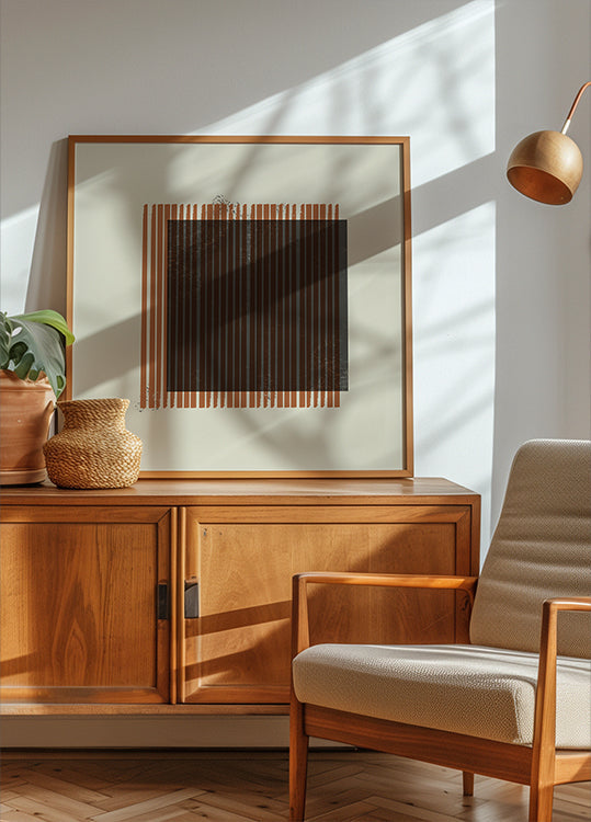 Striped Enigma Poster