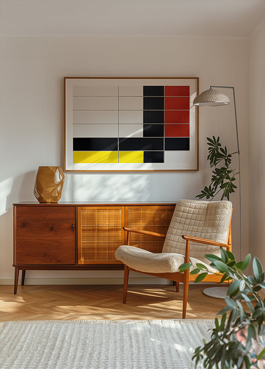 Mondriaan facade Poster