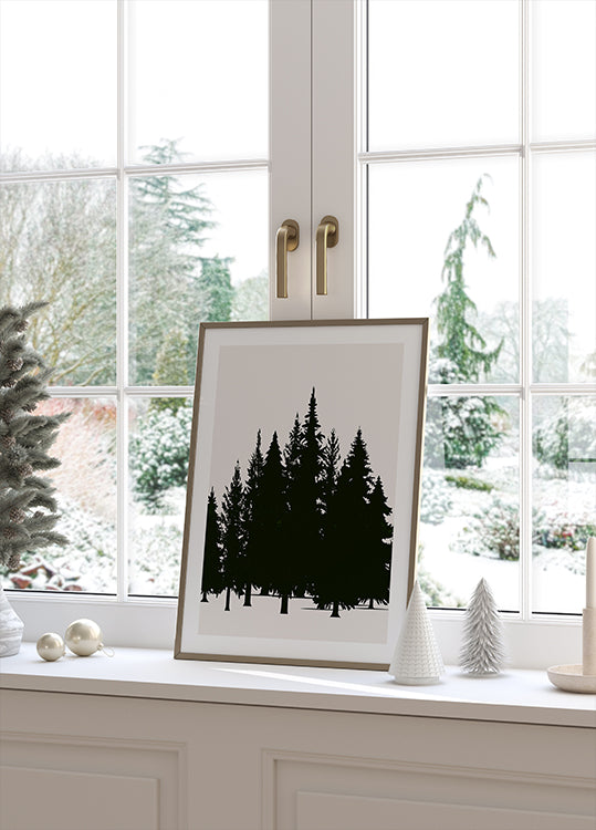 Tannenwald (dark) Poster