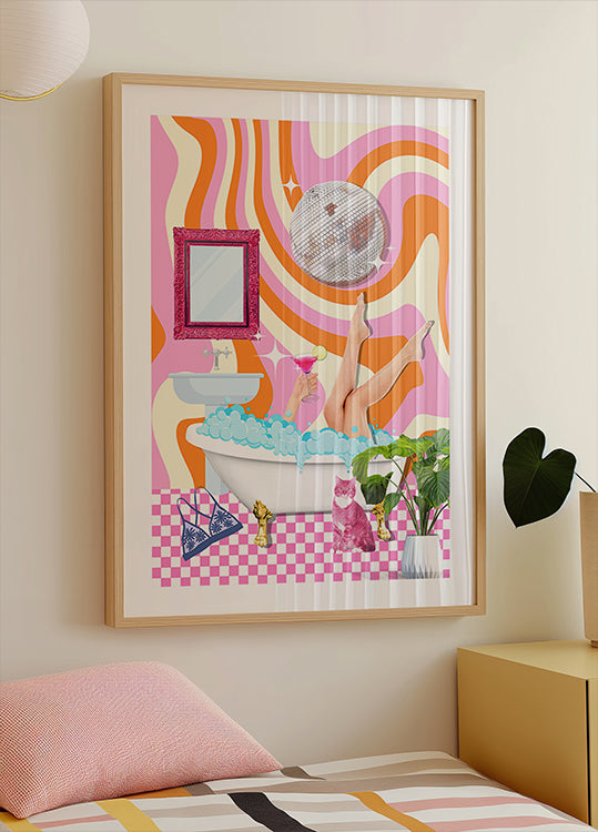 Groovy Bathtub Bliss