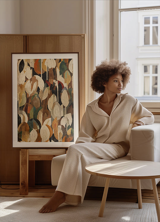 Mosaic Forest Vibrance Poster