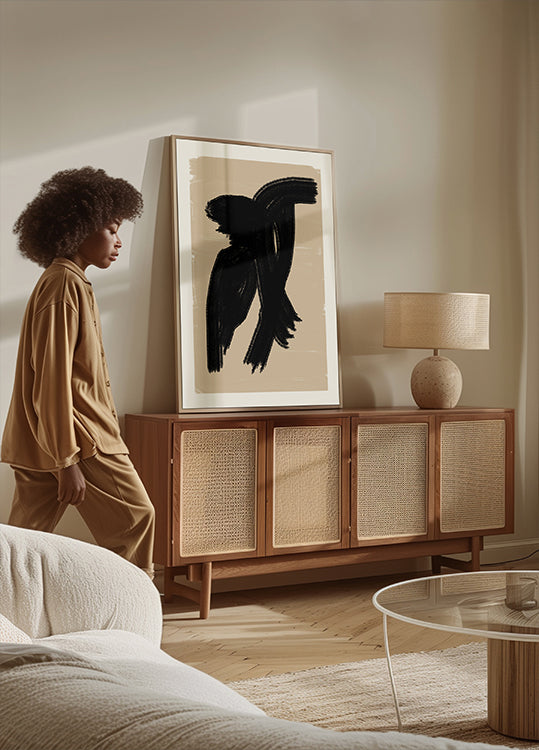 Shadowy Elegance Poster