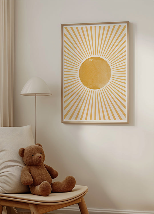 Radiant Dawn Burst Poster