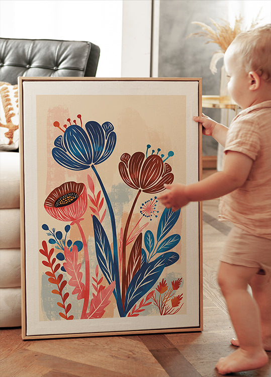 Fabulous Flowers Poster