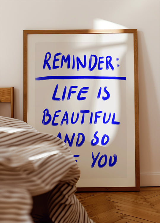 Beautiful Reminder Poster