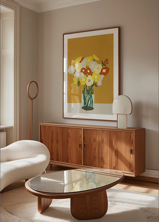 Vase of Flowers Poster