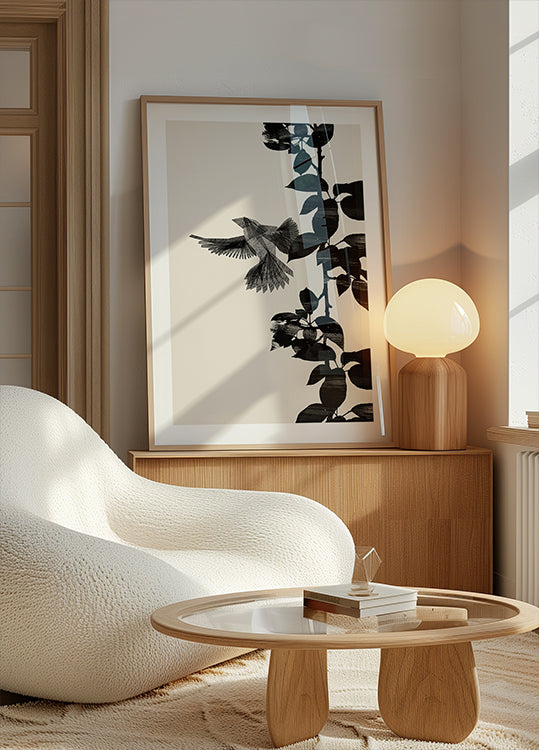 Bird Botanical a 20x30 Poster