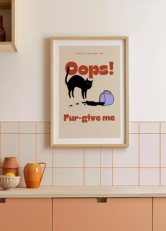 Fur-give me Plakat - Posterbox