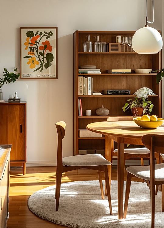 Flower Market. Copenhagen Poster