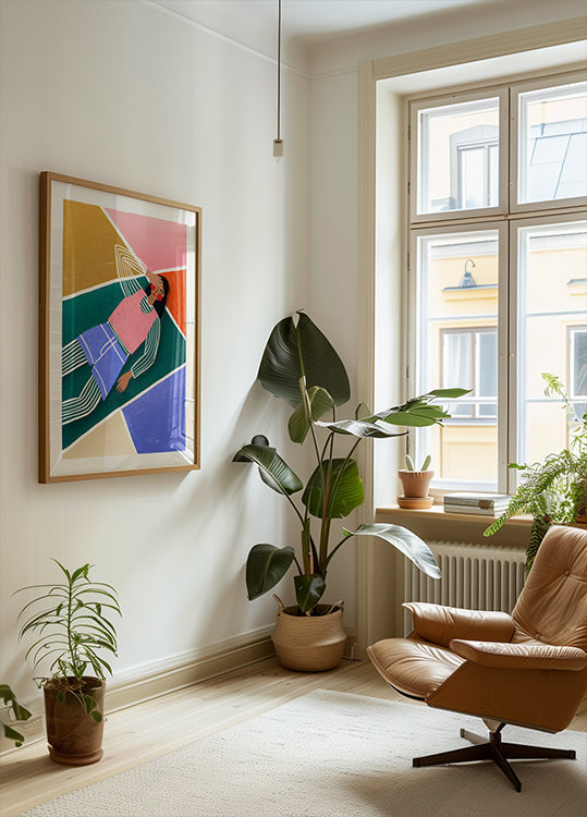 Vibrant Lady Resting