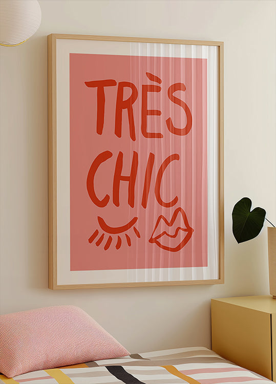 Très Chic Pink Poster