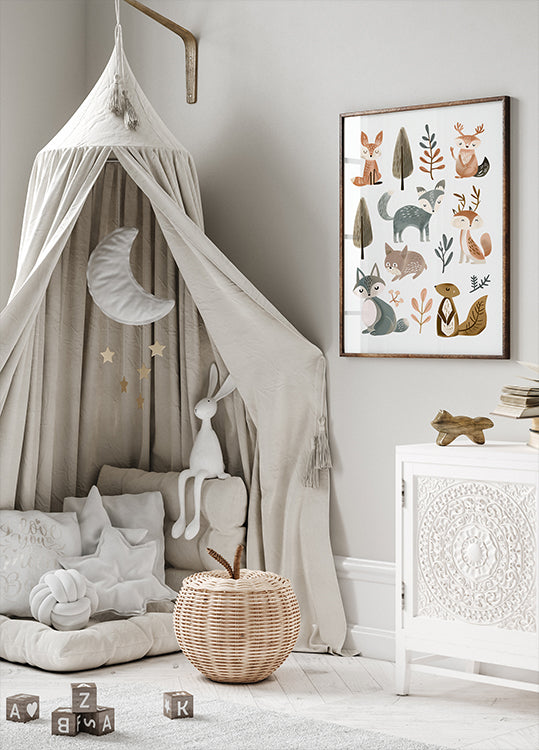 Cute Animals No 1 Poster