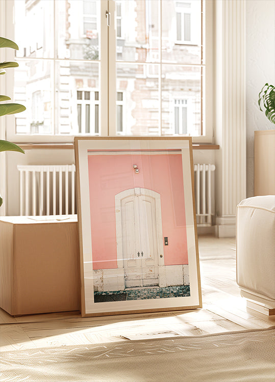 The white door Lisbon Poster