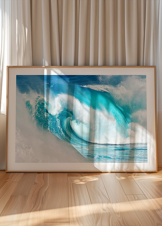When the ocean turns into blue fire Poster