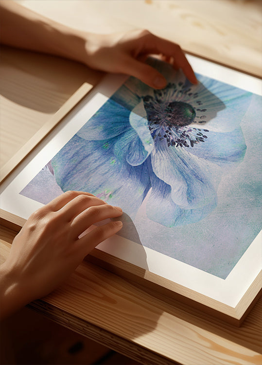 Shades of Blue Poster