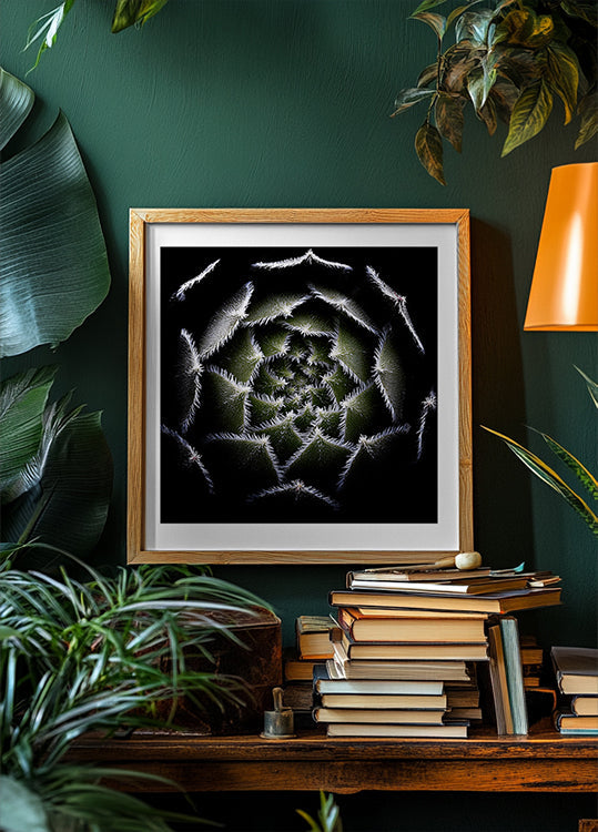 Sempervivum Rosette Poster