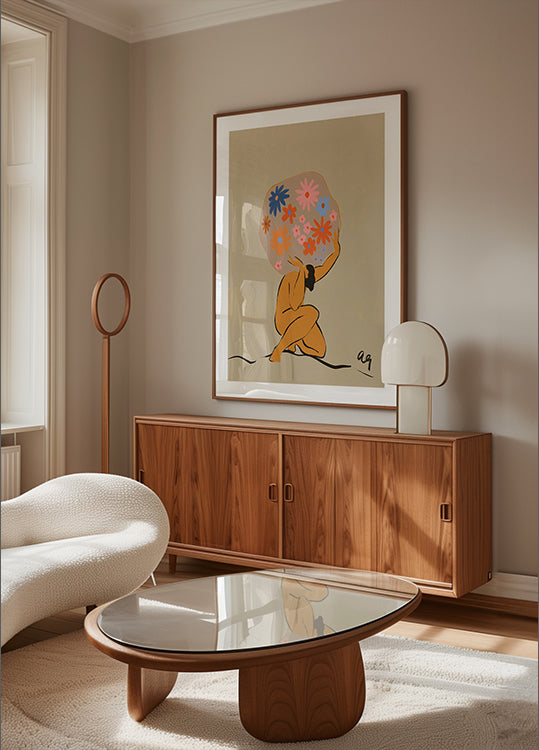 World On Her Shoulders Poster