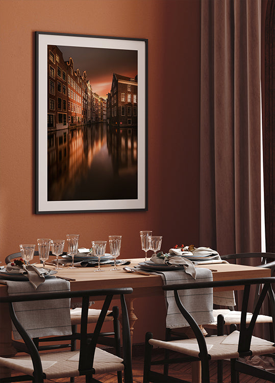 Amsterdam Evening Poster